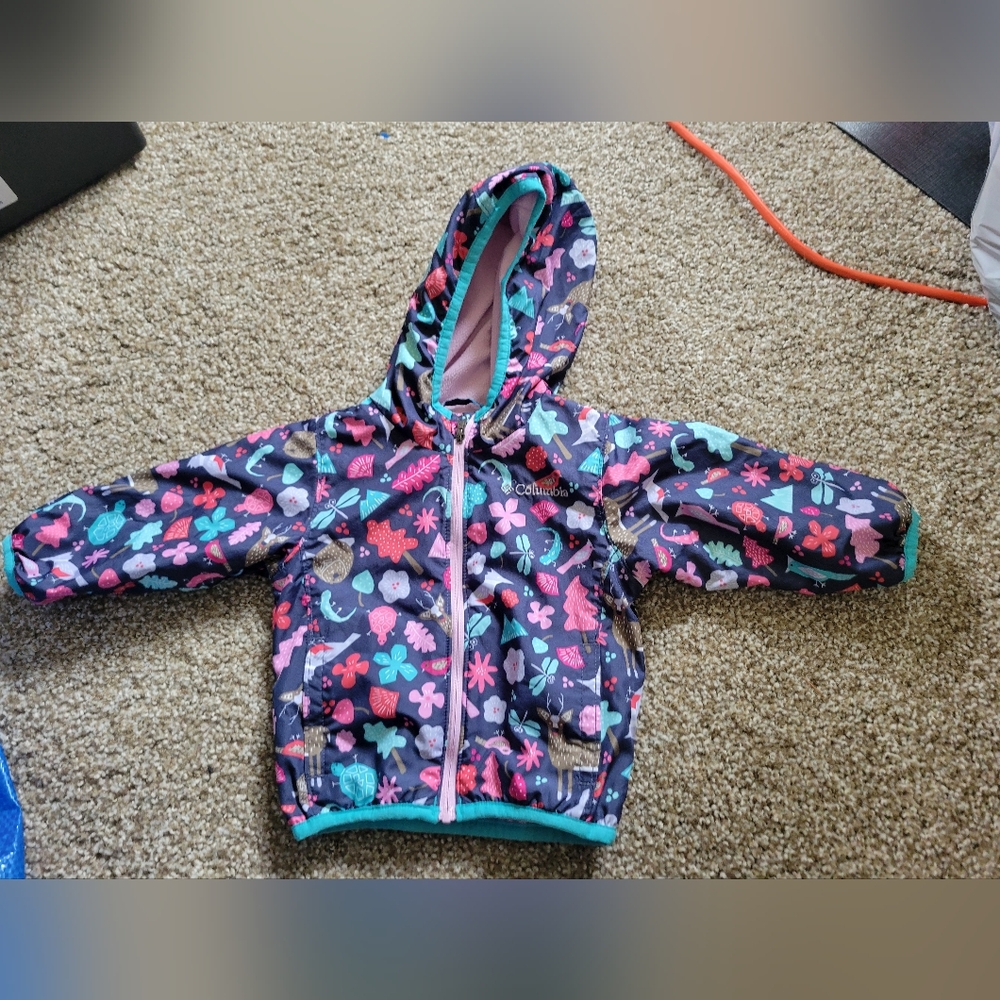 Columbia Mini Pixel Grabber ll Navy Hooded Jacket